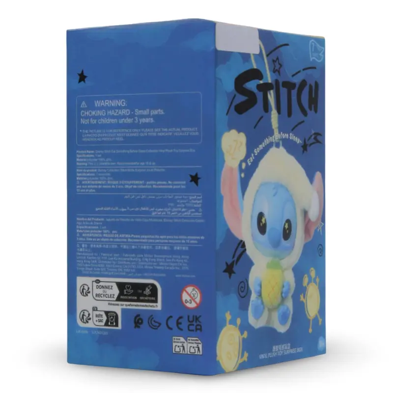 Stitch "Eat Something Before Sleep" Surprise Plush Toy