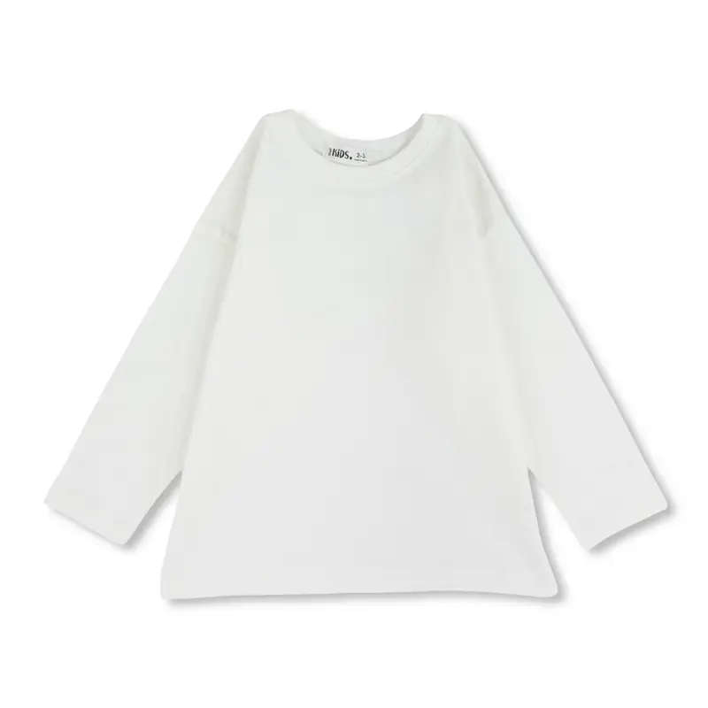 Unisex Cotton Long-Sleeved T-Shirt  Off-White