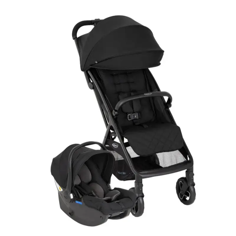 Graco Myavo Travel System Quick-folding Stroller and Infant Car Seat  Black