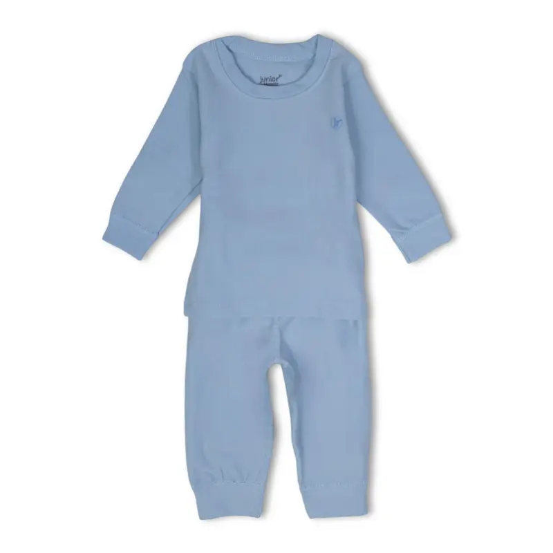 Unisex Baby Cotton Thermal Set  Baby Blue