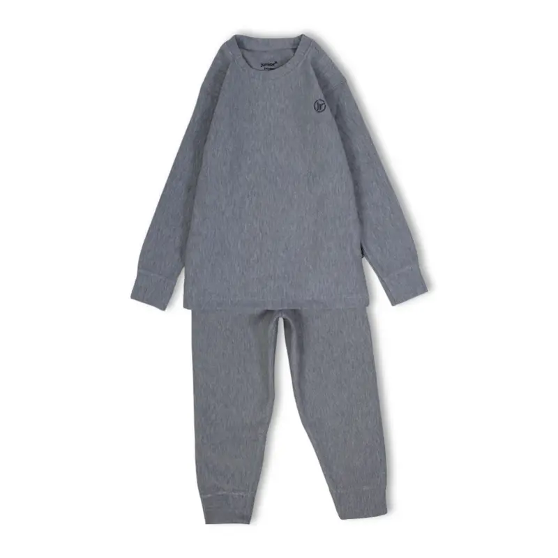 Unisex Cotton Thermal Set  Grey