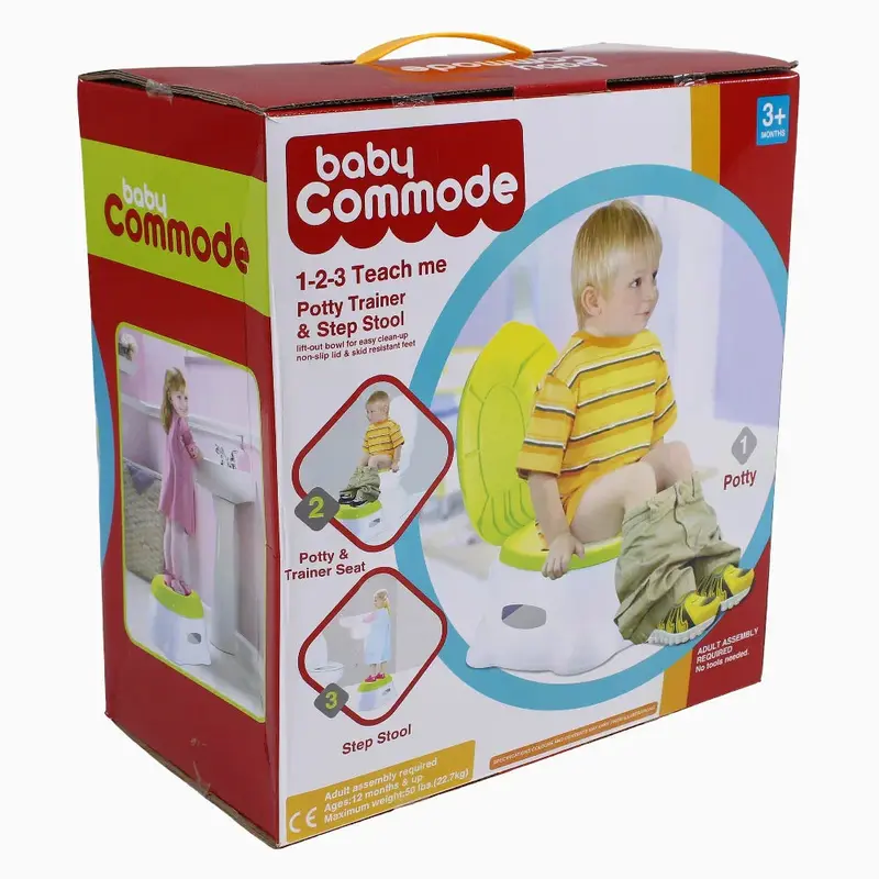 1-2-3 Teach Me  Potty Trainer & Step Stool