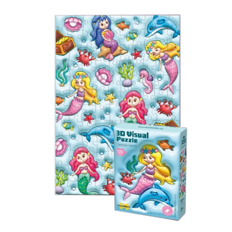 3-D Visual Puzzle - Seabed Theme