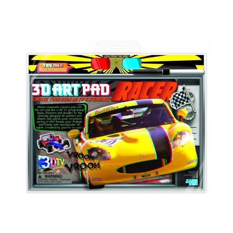 4M 3D Art Pad Racer Car Kit