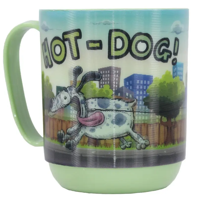 Titiz 3D Funny Glass 350 ML (Hot Dog)