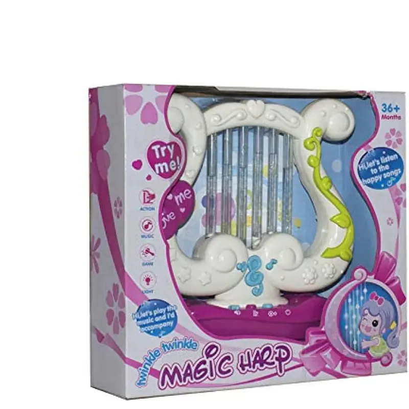 Twinkle Twinkle Electronic Magic Harp Toy for Girls