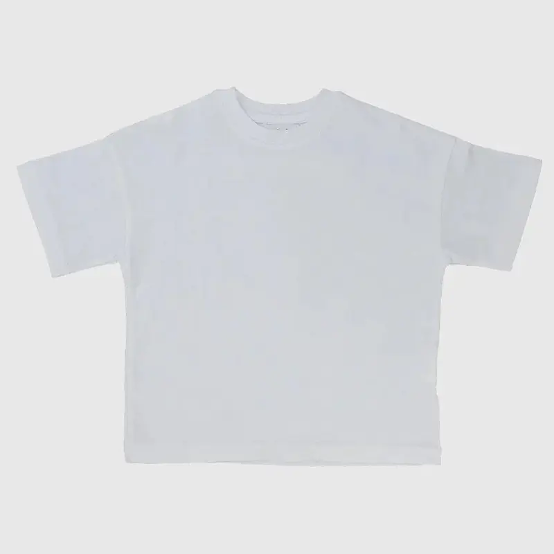 Plain White Short-Sleeved T-Shirt