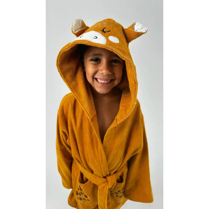 Unisex Yellow Swim Robe