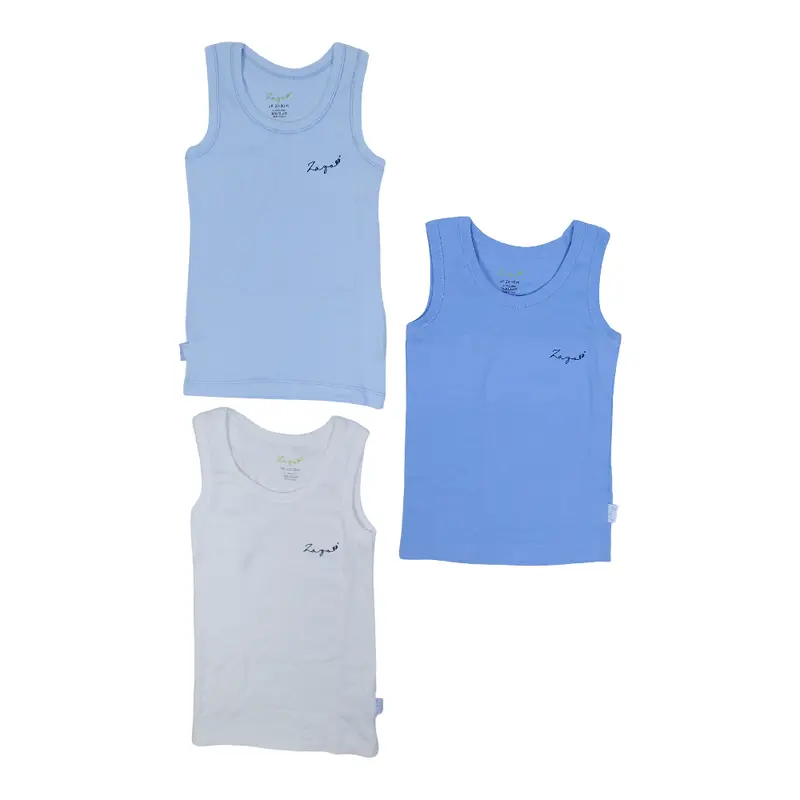 Baby Boys Cotton Undershirt  Multicolor Pack Of 3