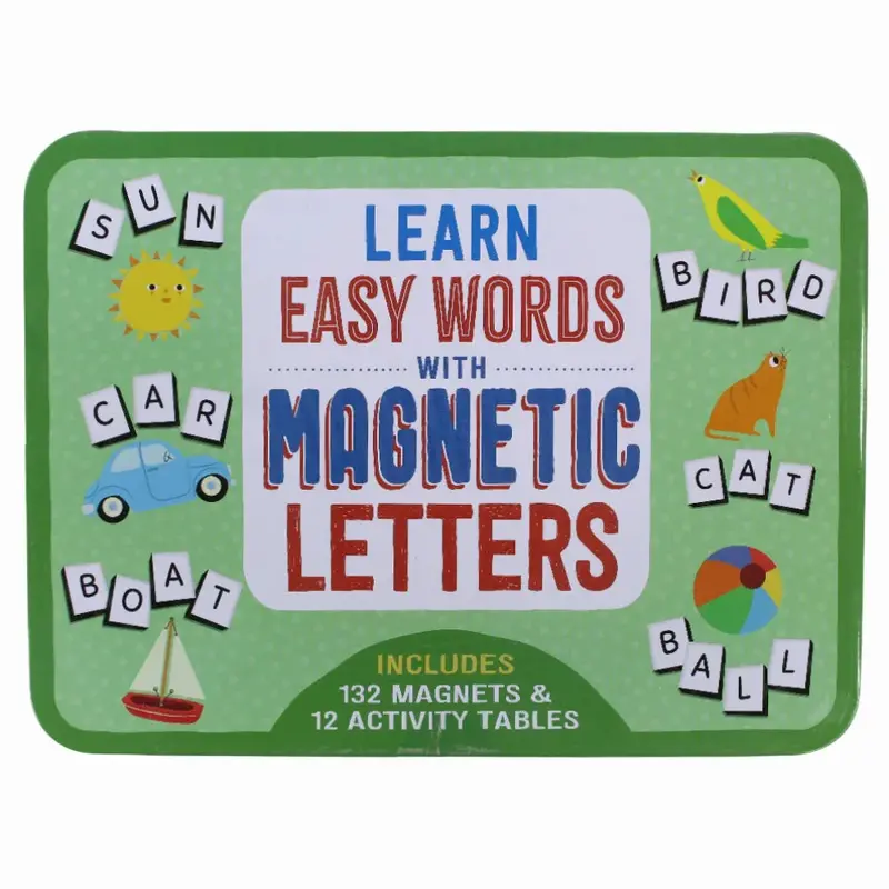 Learn Easy Words with Magnetic Letters