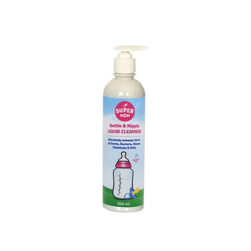 Super Mom Bottle & Nipple Cleaner Liquid - 500 ML