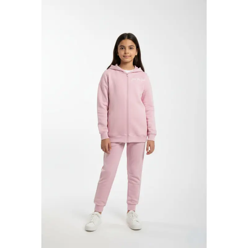 Teens Cotton Hoodie  Pink with Join The Fun Print