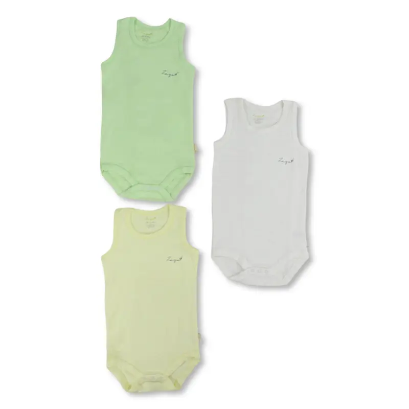 Unisex Baby Cotton Underwear Bodysuit  Pack Of 3