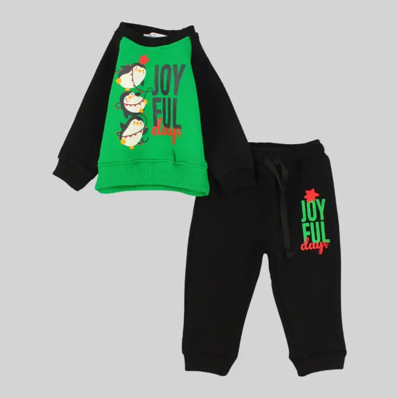 Joyful Days Long-Sleeved Fleeced Pajama