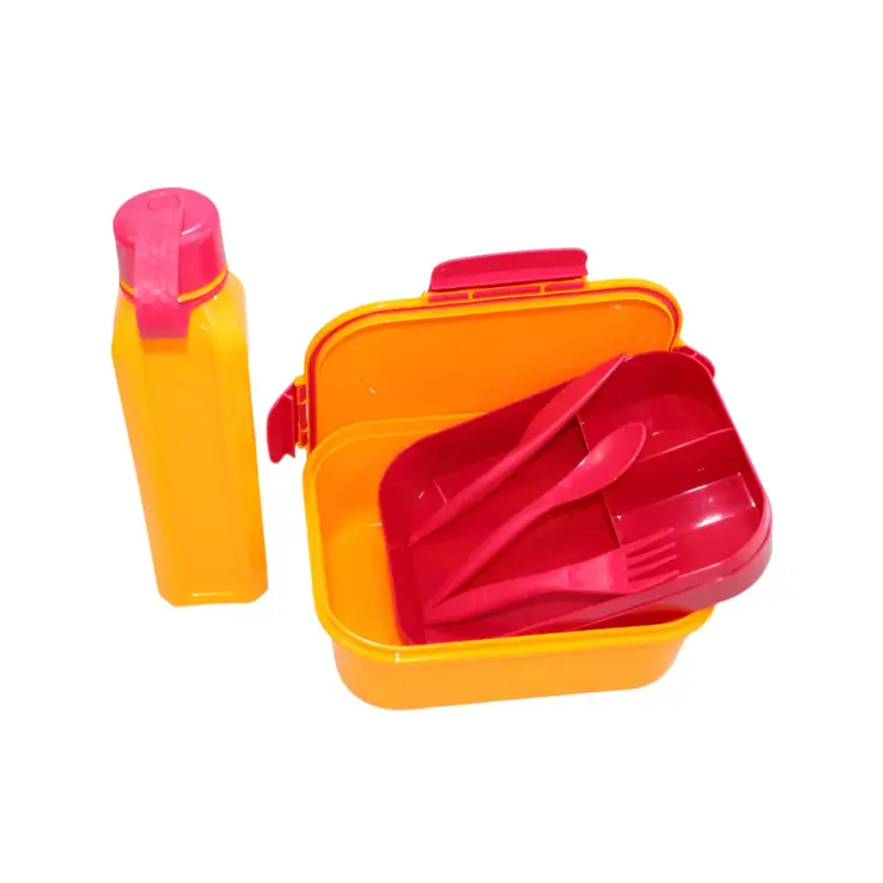 M-Design Lunch Set - 2.1 L Orange/Fuchsia