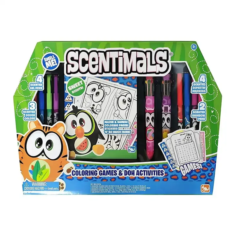 Scentimals Coloring Games & Doh Activities