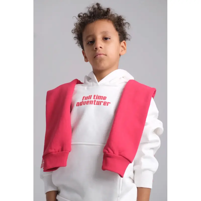 Unisex "Full Time Adventurer" Long-Sleeved Hoodie