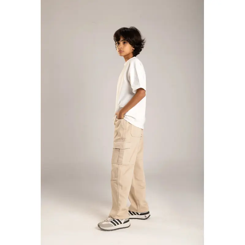 Gabardine Cargo Pants