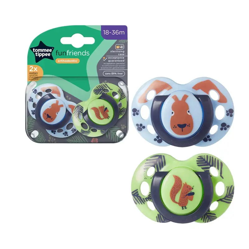 Tommee Tippee Fun Style Soother (18-36m) - 2Pcs