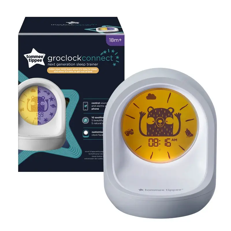 Tommee Tippee Timekeeper Connected Baby Sleep Trainer Clock