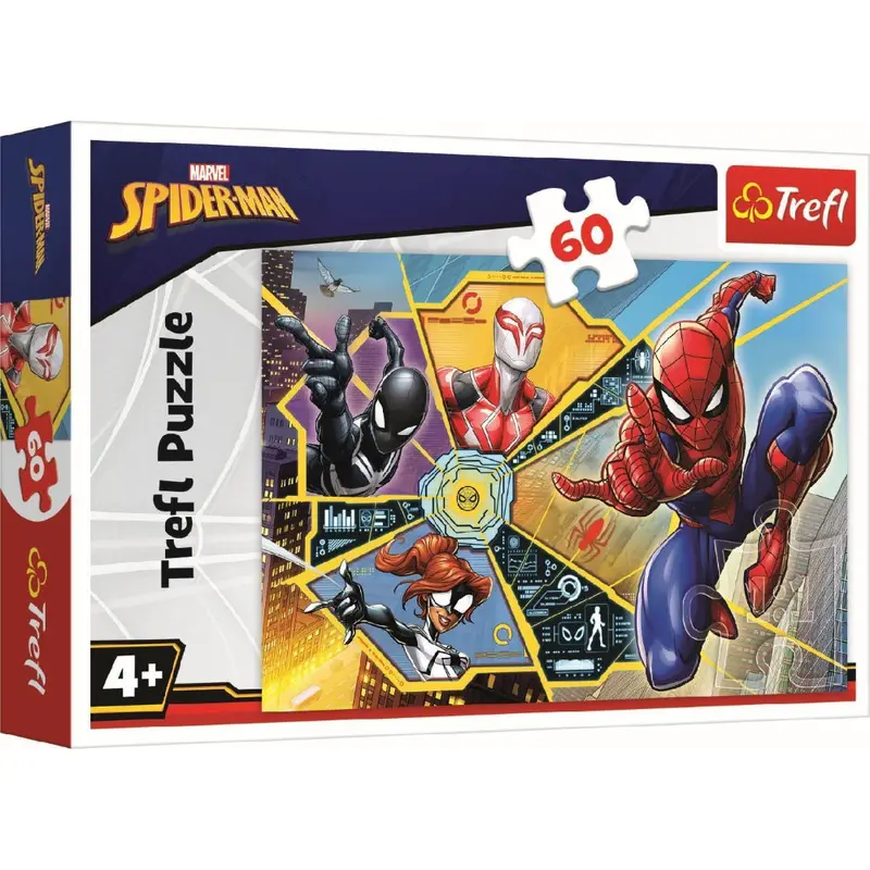 Trefl Spiderman On The Web Puzzle - 60 Pcs