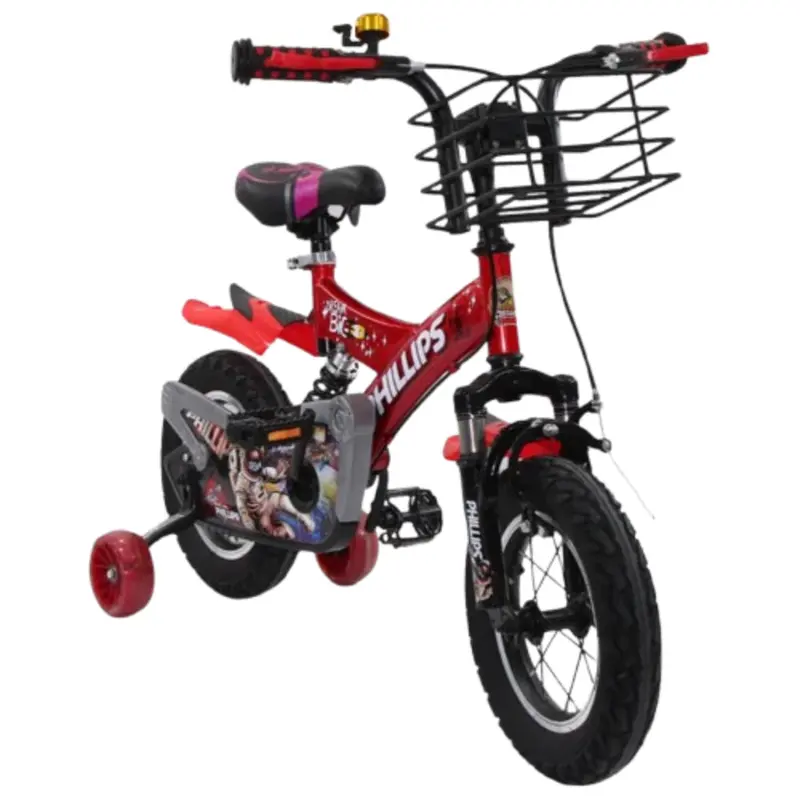 12-Inch Red Bicycle for Toddlers  Lightweight & Durable