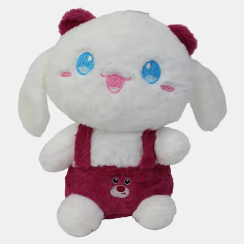 Cinnamoroll Bunny Plush with Straps  Burgundy & Lotso Design