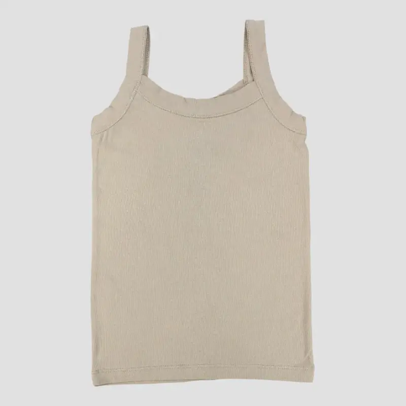 Girls Cotton Sleeveless Undershirt  Wide Straps