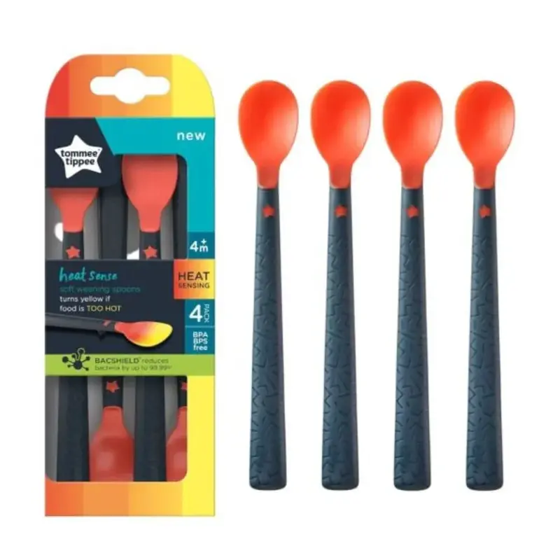 Tommee Tippee Heat Sense Weaning Spoons - 4Pcs