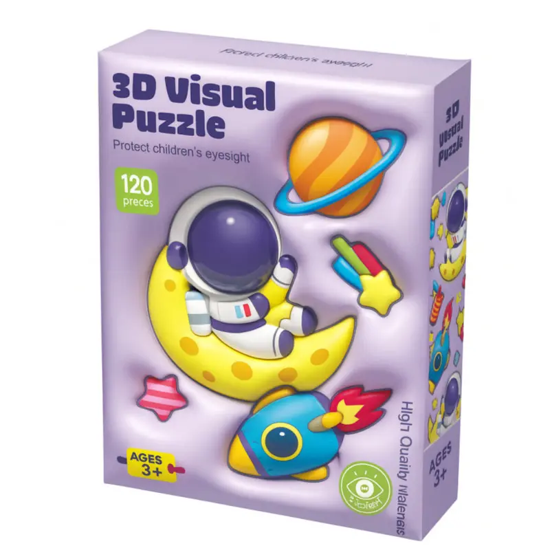 3-D Visual Puzzle - Space Theme