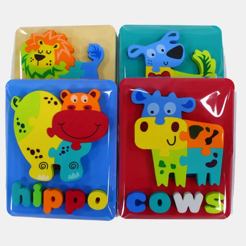 Animal Color Stacking Puzzle  Fun & Educational for Toddlers!
