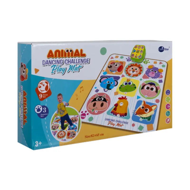 Animal Dancing Challenge Play Mat  Fun & Engaging Play for Boys & Girls