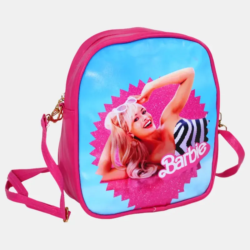 Barbie Shoulder Bag  Fuchsia with White Glasses Design