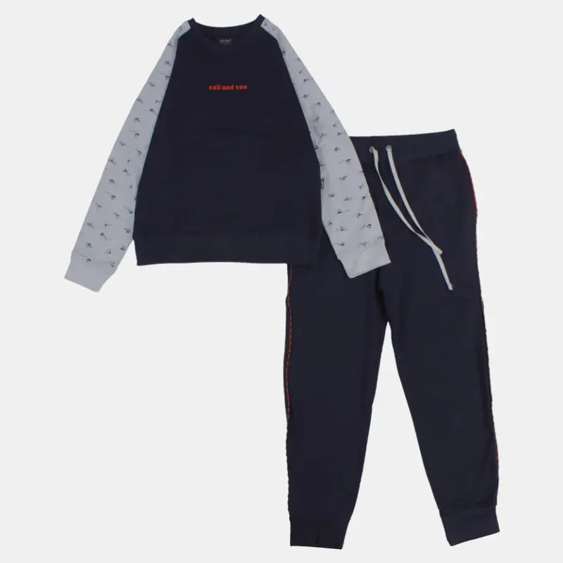 Boys Pajama  Navy "Sail and Sea"