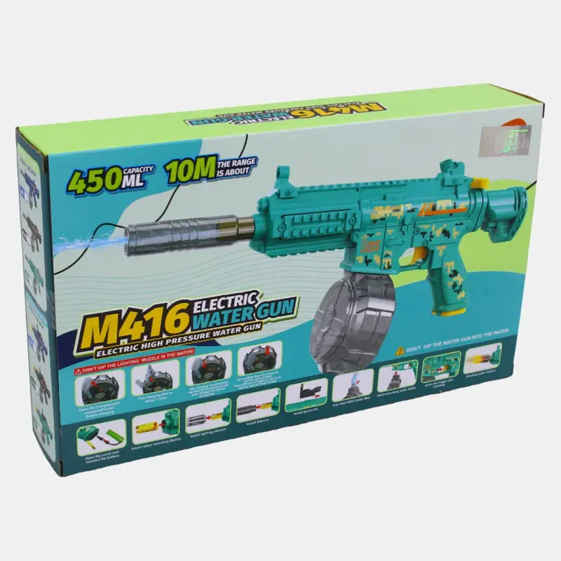 M416 Electric Water Gun (Aqua)