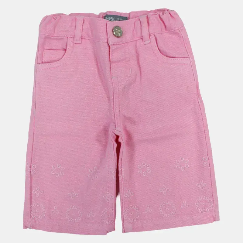 Pink Baby Girls' Gabardine Pants