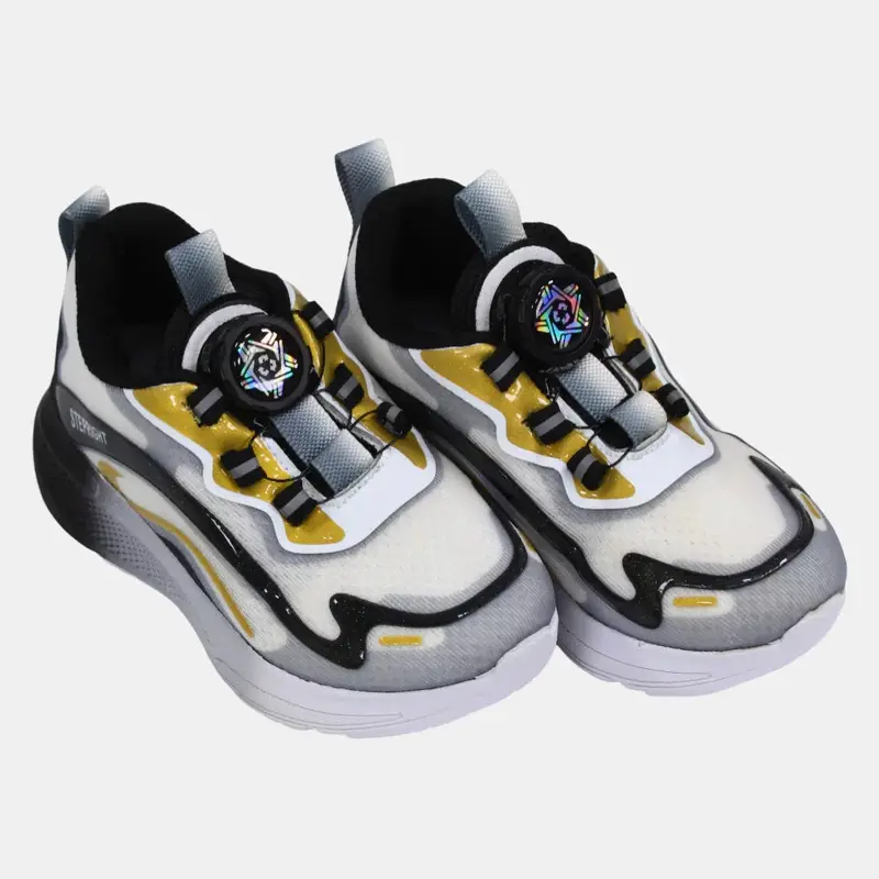 Unisex Kids Leather Sneakers  Multicolor
