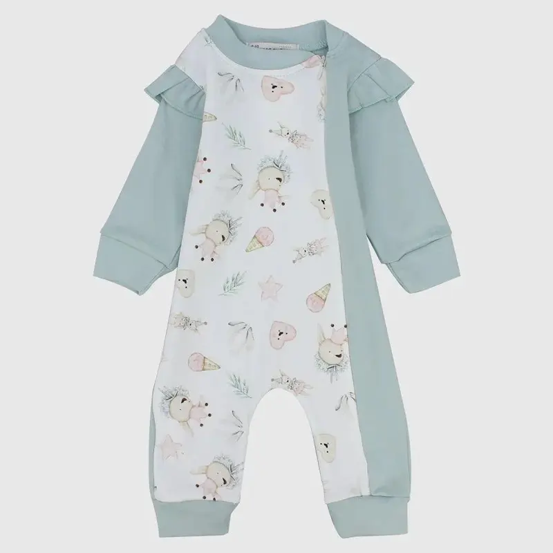 Beary Princess Long-Sleeved Footless Onesie