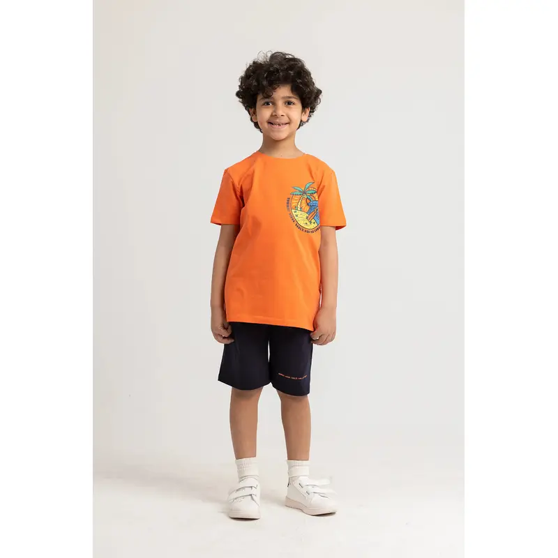 Boys Cotton Pajama Set  Summer Vibes Design