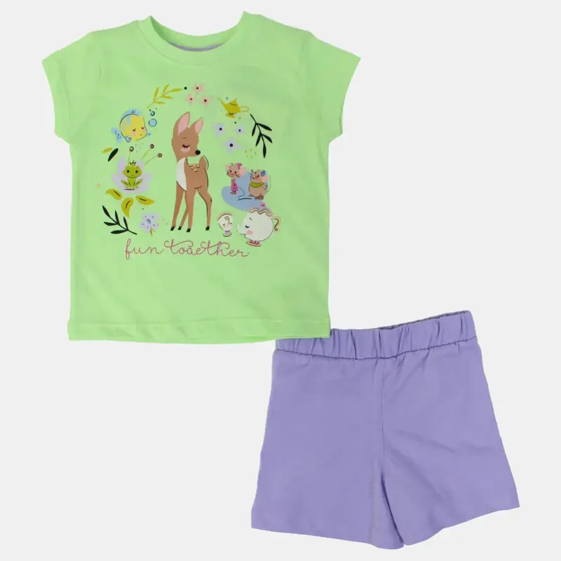 Girls Cotton Pajama Set  Cute Design