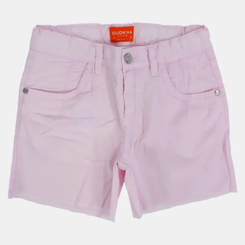 Girls Gabardine Shorts