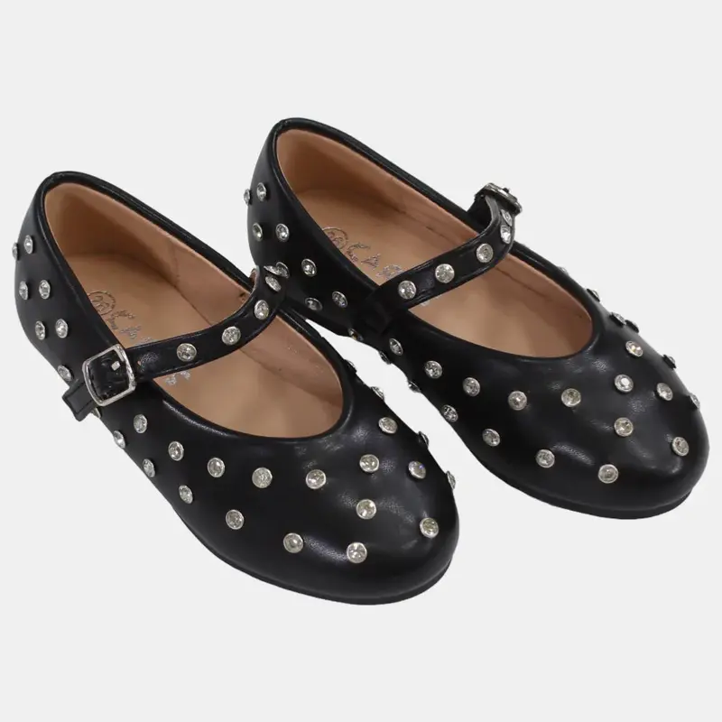 Girls Leather Ballerina Shoes