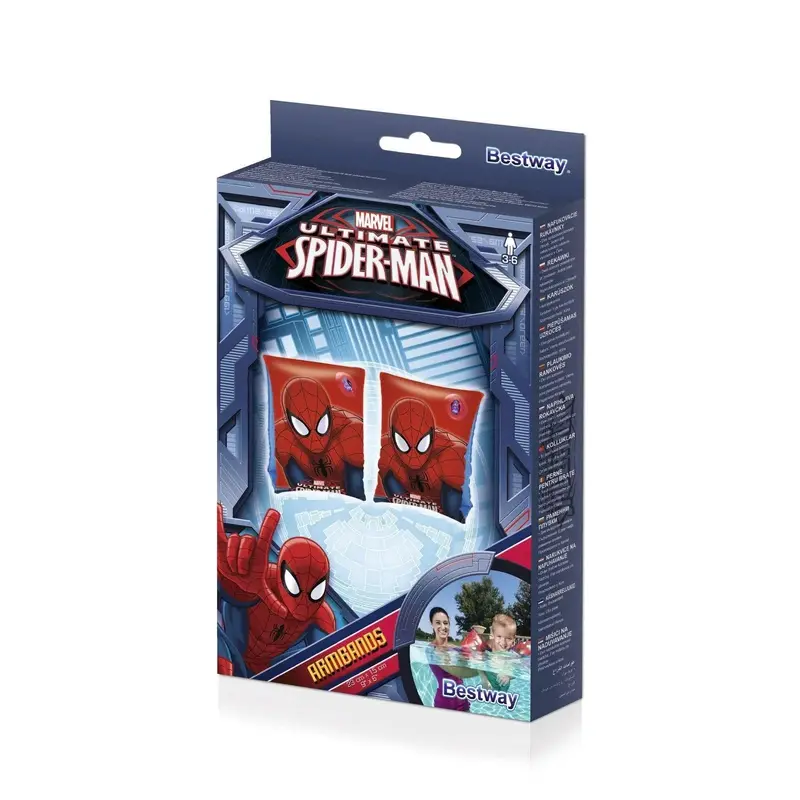 MARVEL ULTIMATE SPIDER-MAN Swim Bands for Kids 9" x 6" 3-6 Years