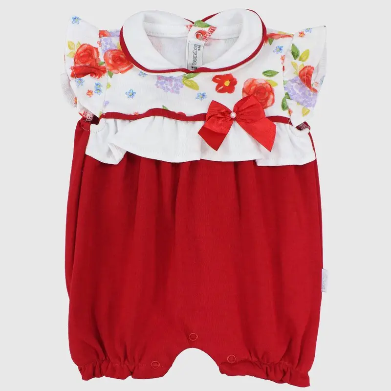 Reddish Sleeveless Romper