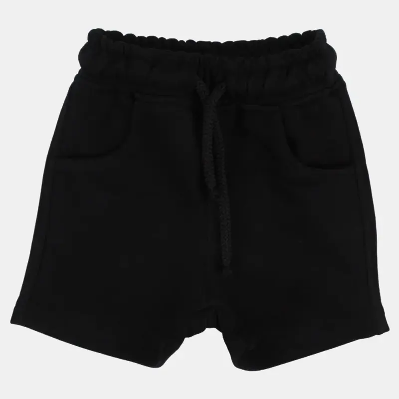 Unisex Baby Cotton Shorts  Black