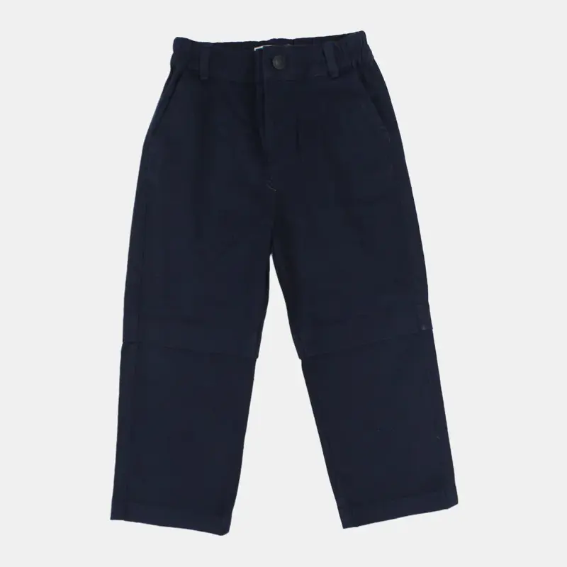 Unisex Baby Navy Gabardine Pants