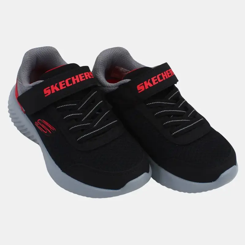 Boys Leather Sneakers  Black