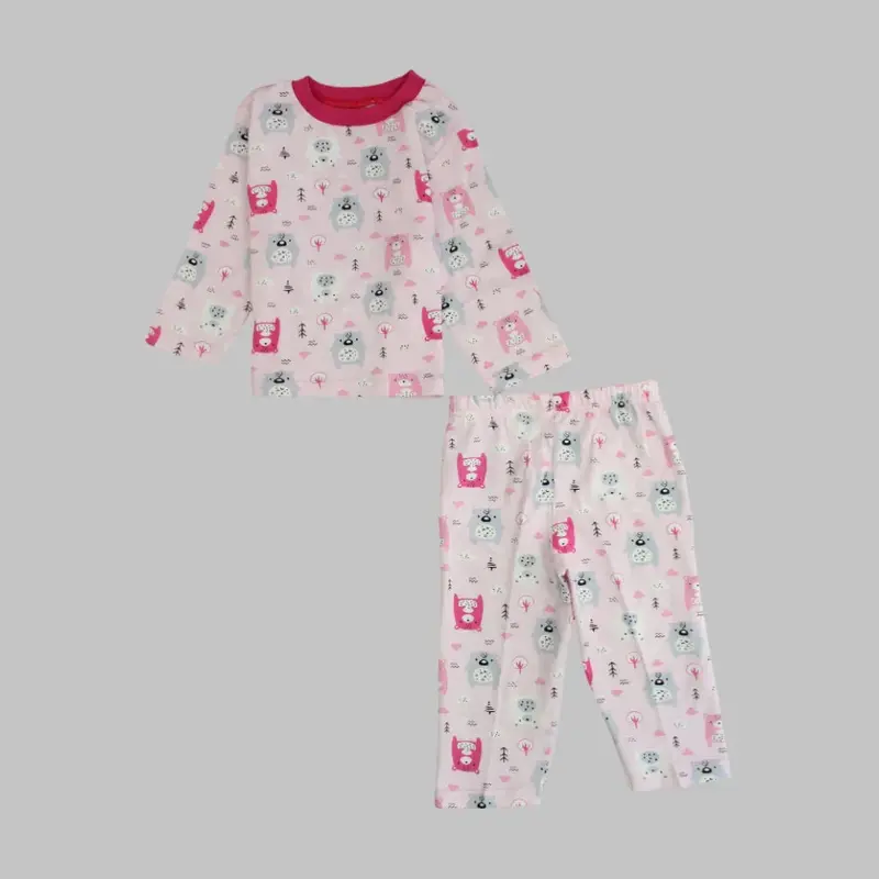 Colorful Bears Long-Sleeved Pajama