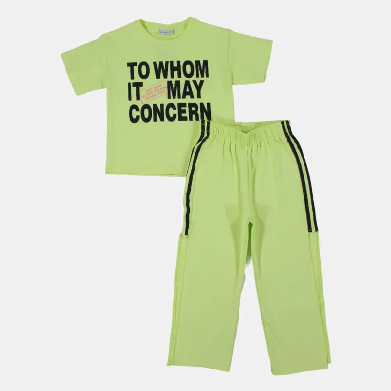 Girls Lemon To Whom It May Concern Pajama Set