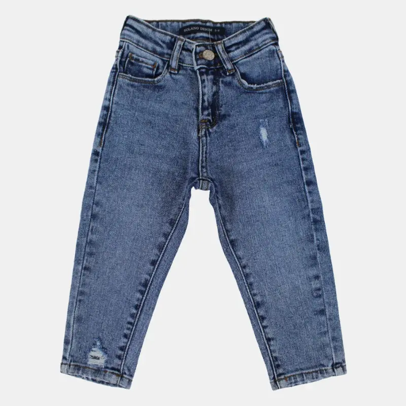Girls Mid-Rise Jeans  Classic Blue Denim